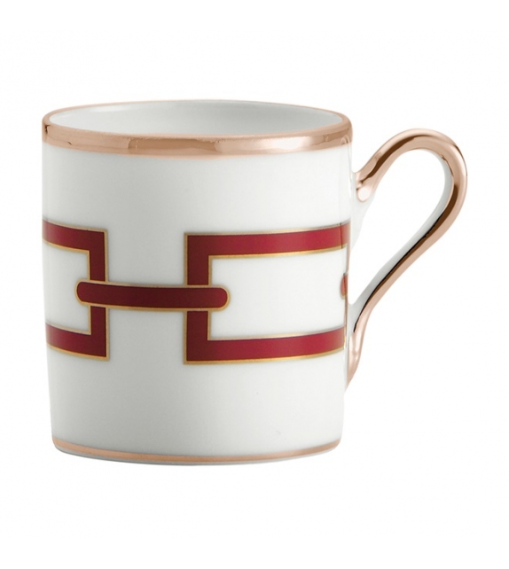 Tazza Caffè Catene Scarlatto Ginori 1735 Taza de Café