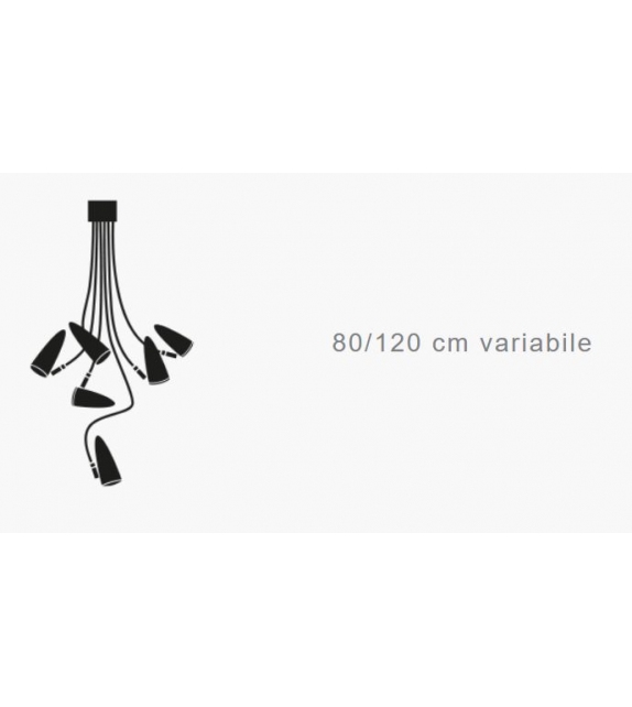 CicloItalia Flex C6 Catellani&Smith Ceiling Lamp