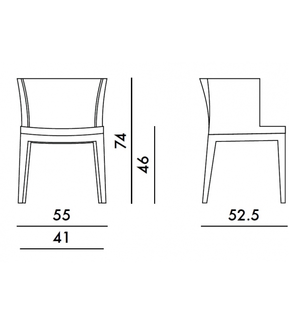 Mademoiselle Kravitz Kartell Petit Fauteuil
