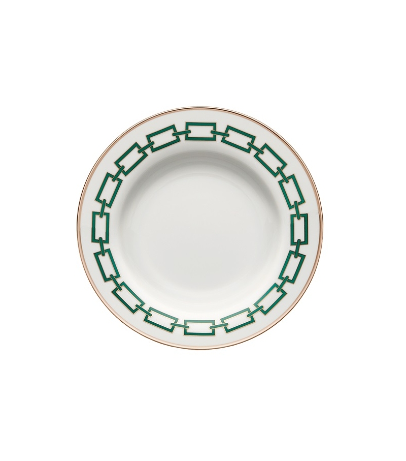 Piatto Fondo Catene Smeraldo Ginori 1735 Assiette