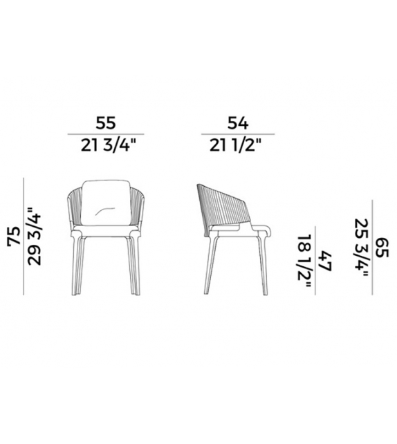 Velis Outdoor Potocco Sessel