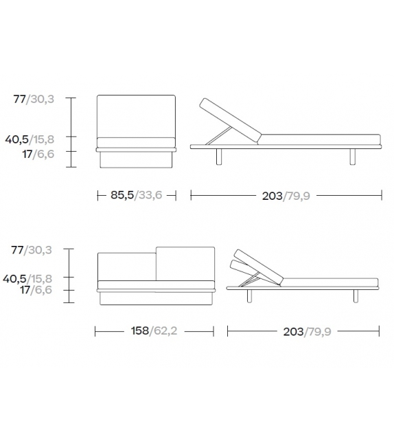 Mesh Kettal Deckchair