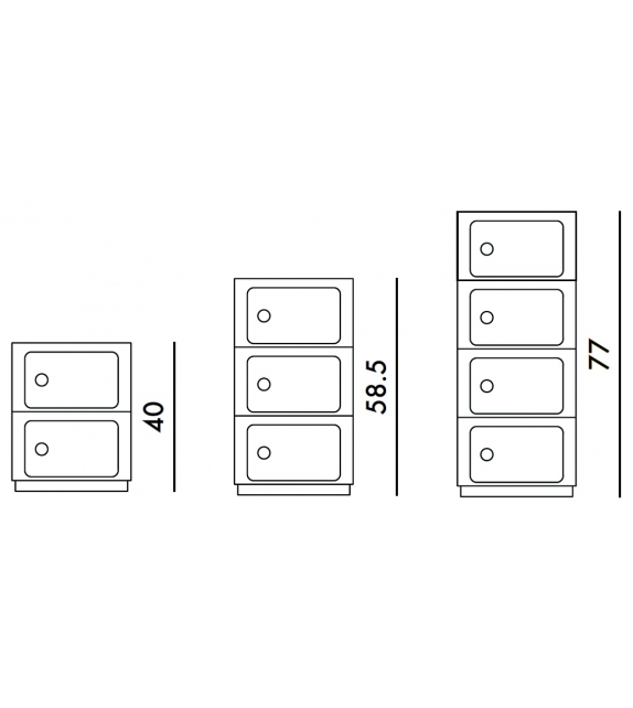 Componibili Recycled Kartell Container