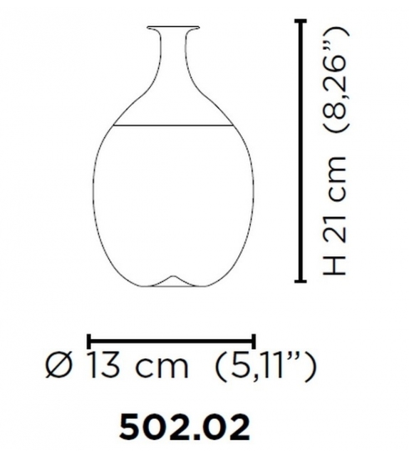 Prêt pour l'expédition - Bolle 502.02 Venini Vase