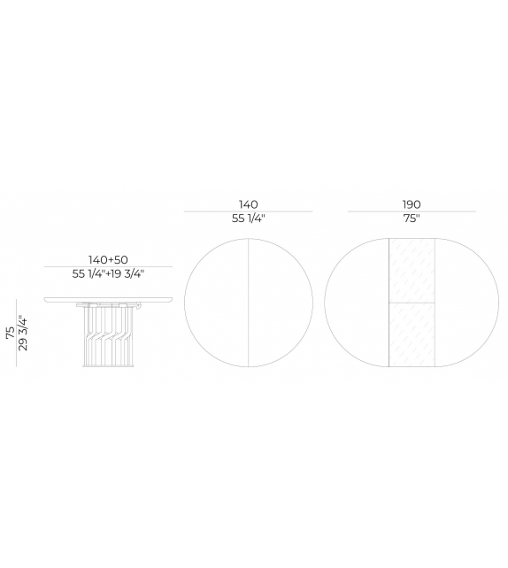 Intreccio TC1 Potocco Table