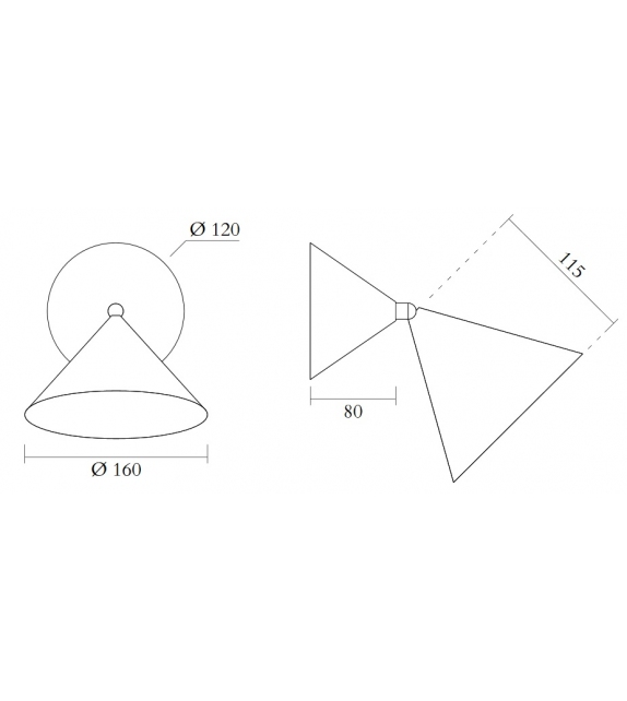 Cone Atelier Areti Applique-Plafonnier