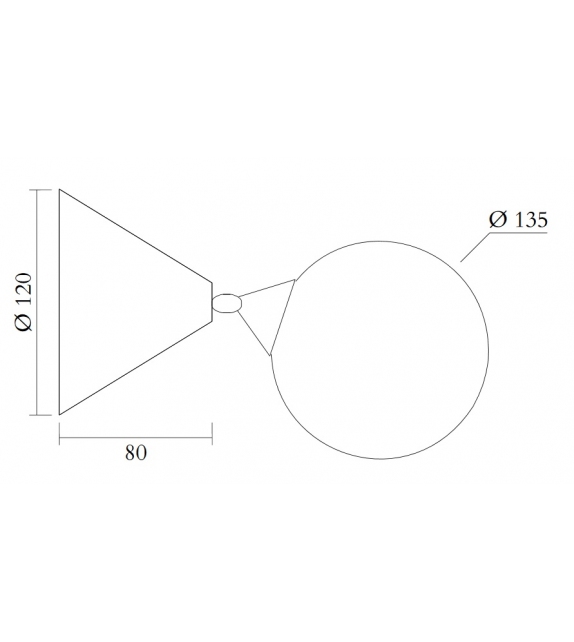 Cone And Sphere Atelier Areti Wall Lamp