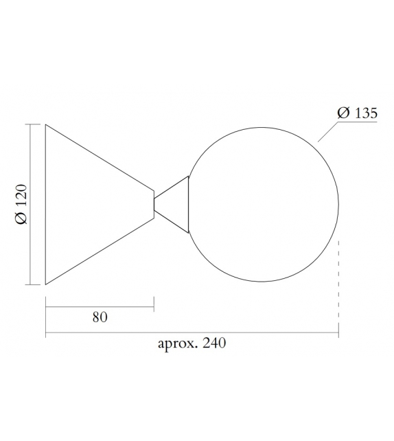 Cone And Sphere Atelier Areti Wall Lamp