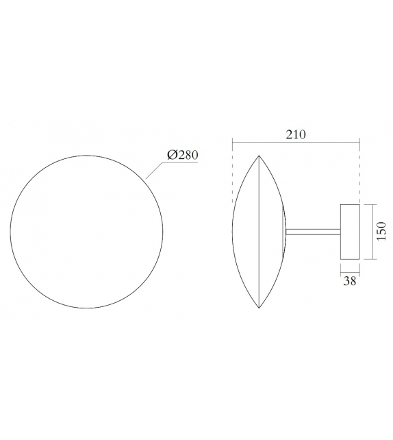 Sun Atelier Areti Lampada da Parete-Soffitto