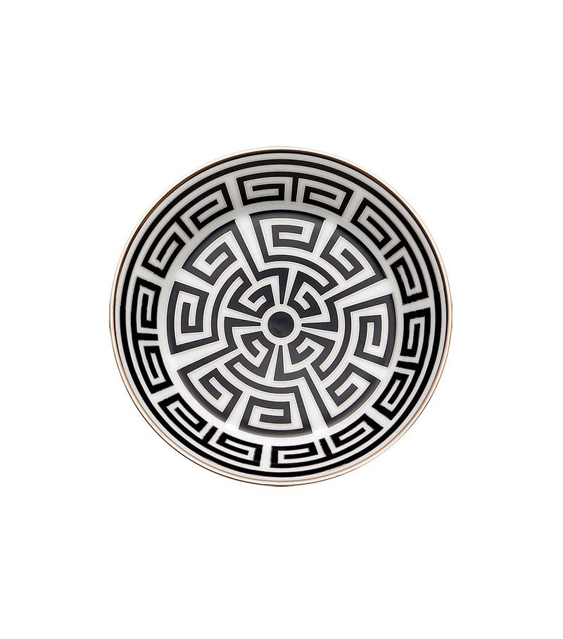 Piatto Tè Labirinto Nero Ginori 1735 Platillo