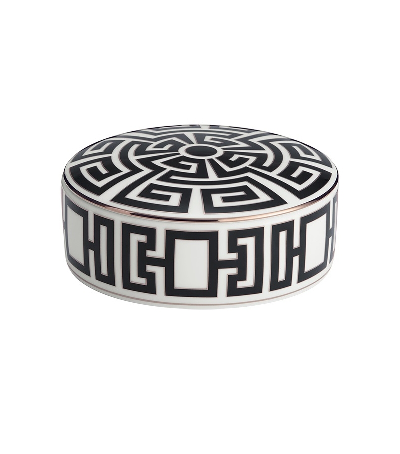 Scatola Talco Labirinto Nero Ginori 1735