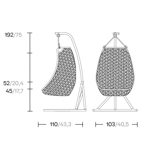 Kettal Maia Columpio Egg