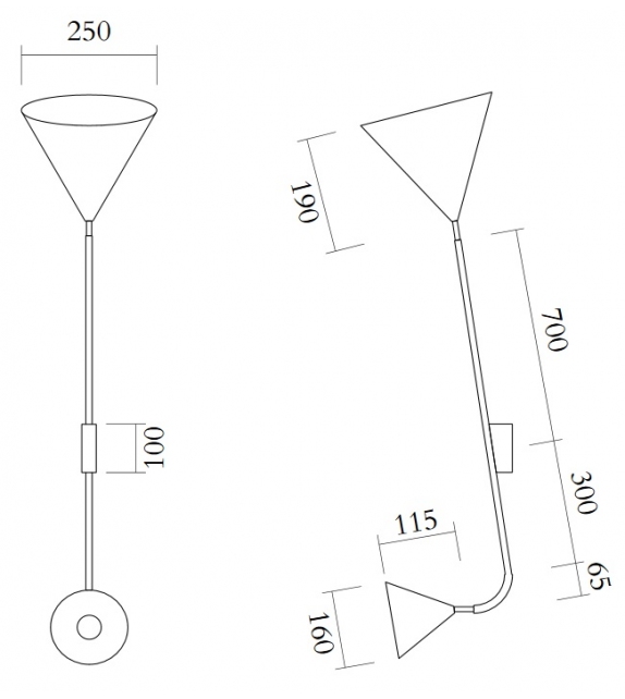 2 Cones Atelier Areti Applique
