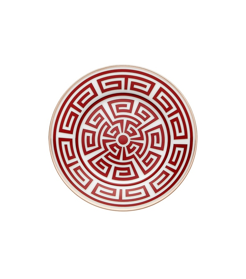 Piatto Pane Labirinto Scarlatto Ginori 1735 Assiette