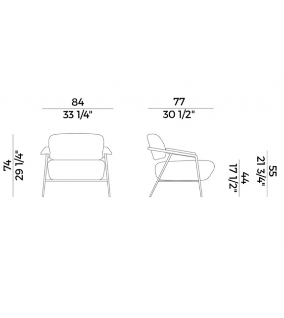 Stay Potocco Armchair