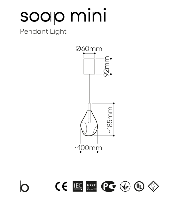Soap Mini Bomma Hängeleuchte