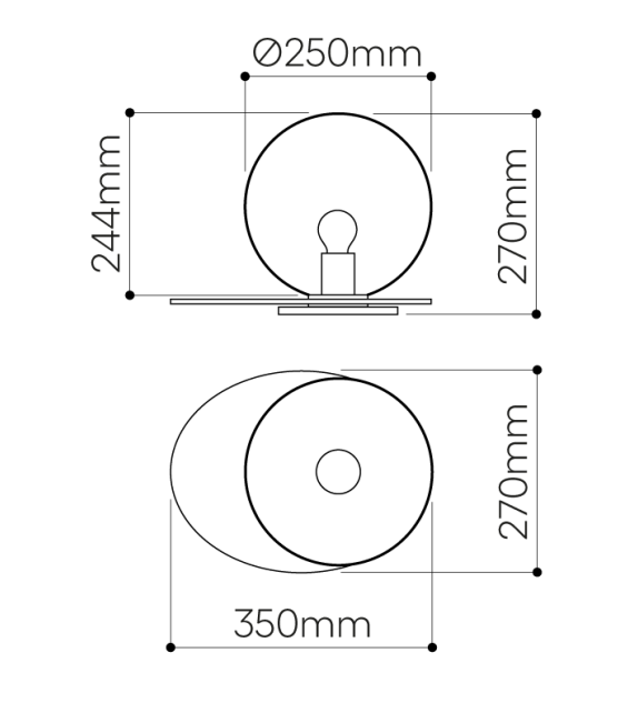 Umbra Bomma Lampe de Table