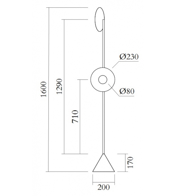 Disc and Sphere Atelier Areti Lampadaire