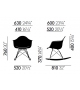 Eames Plastic Armchair RAR Poltroncina a Dondolo Vitra