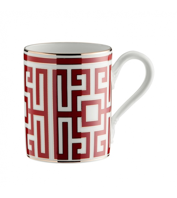 Tazza Labirinto Scarlatto Ginori 1735 Taza