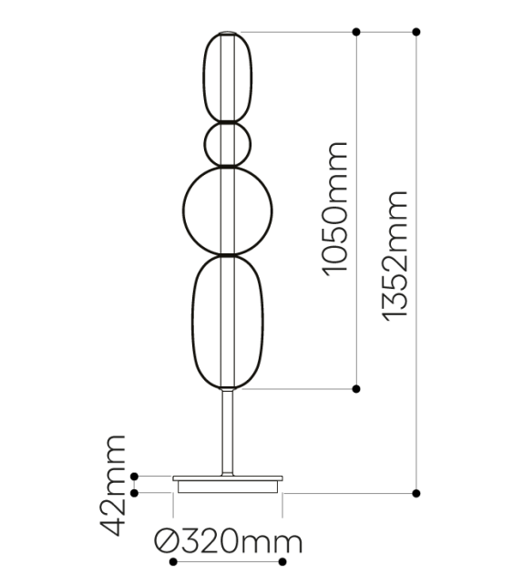Pebbles Bomma Stehleuchte