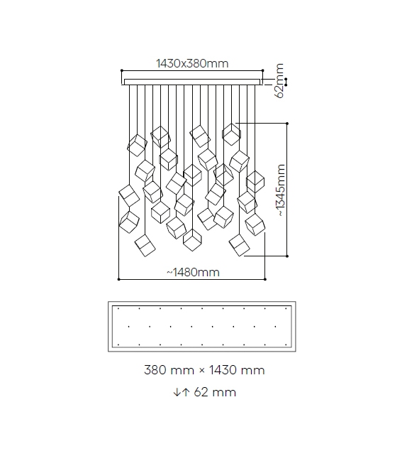 Pyrite Bomma Chandelier