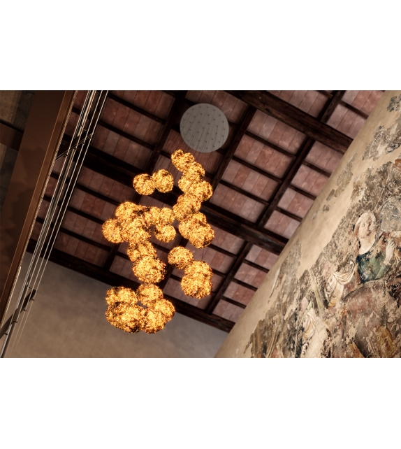 Gold Moon Chandelier Catellani&Smith Pendant Lamp