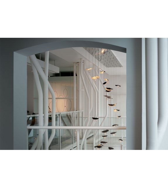 Gold Moon Chandelier Catellani&Smith Lampada a Sospensione