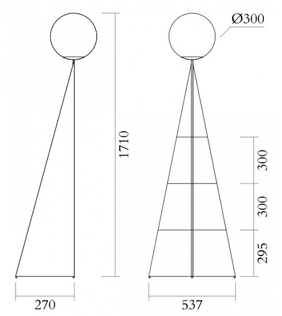 Bonhomme Atelier Areti Lampadaire