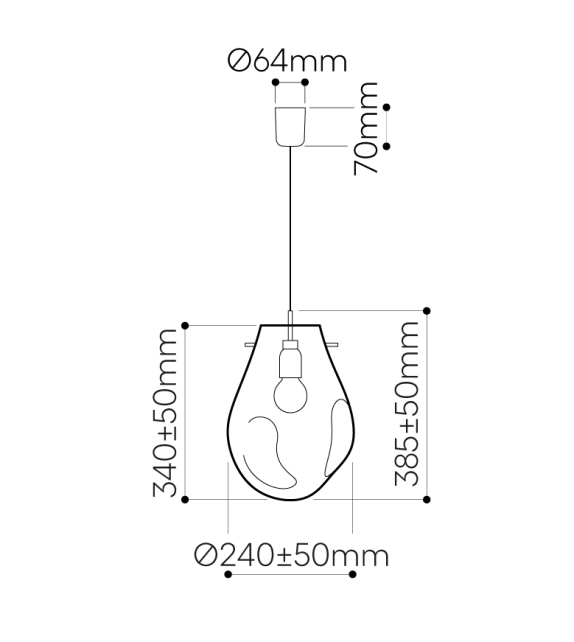 Soap Bomma Lampada a Sospensione