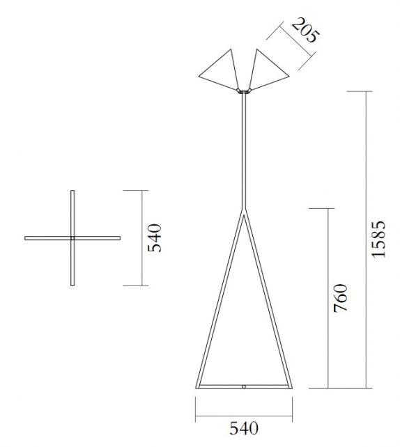 Deux Atelier Areti Làmpara De Pie