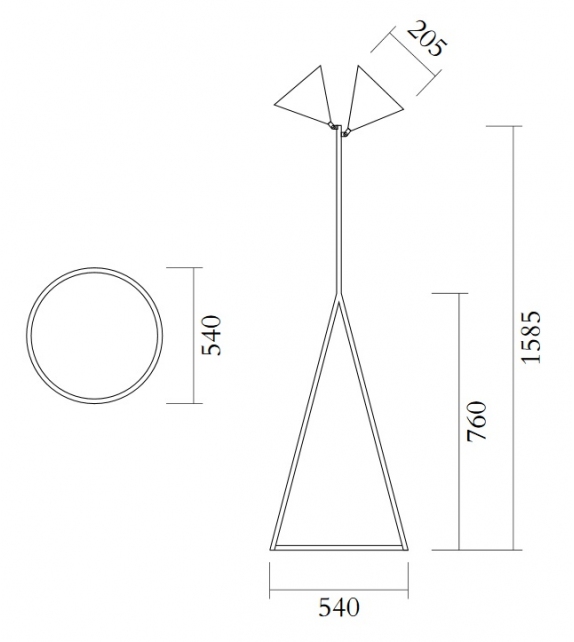 Deux Atelier Areti Lampadaire