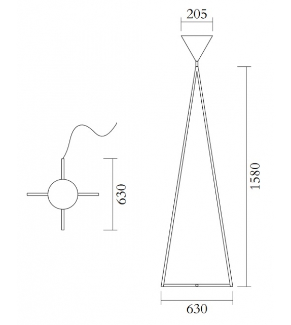 One Cone Atelier Areti Floor Lamp