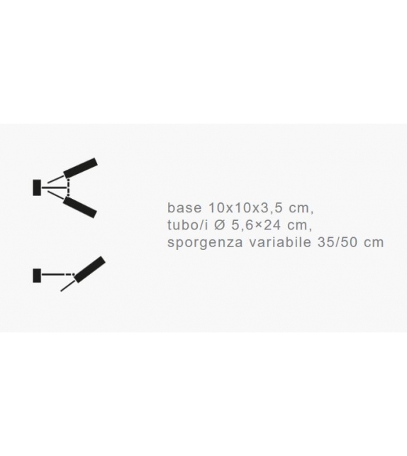 Lucenera 502 / 503  Chandelier Catellani&Smith Applique