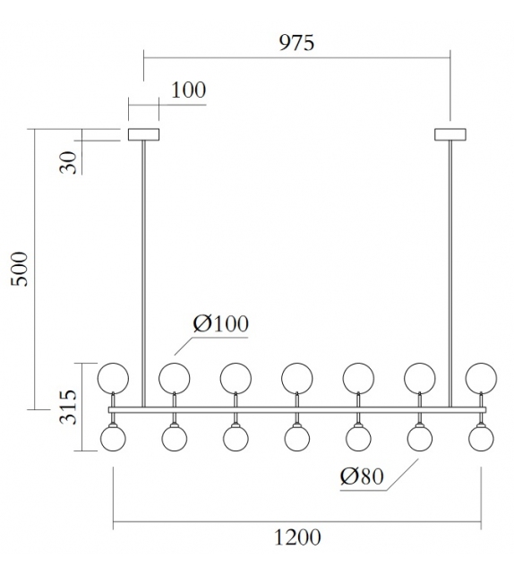 Row Atelier Areti Pendand Lamp