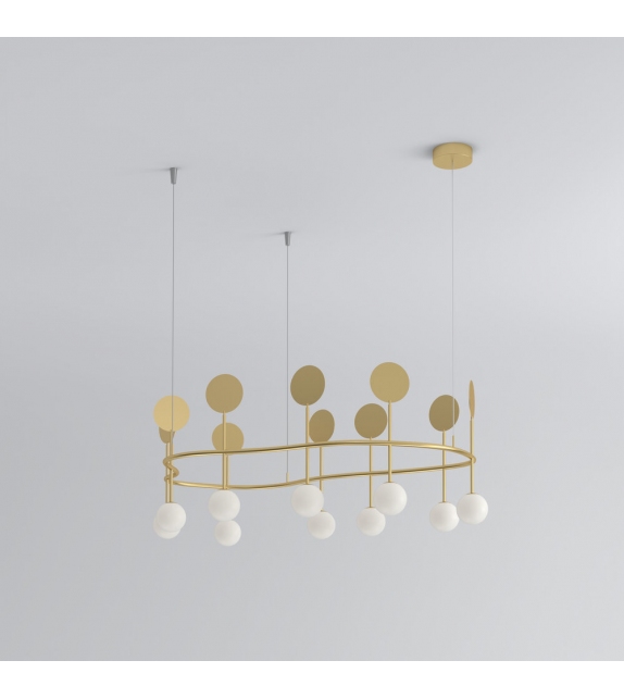 Row Rounded Atelier Areti Suspension Lamp
