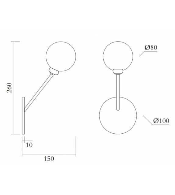 Row Atelier Areti Lámpara de Pared
