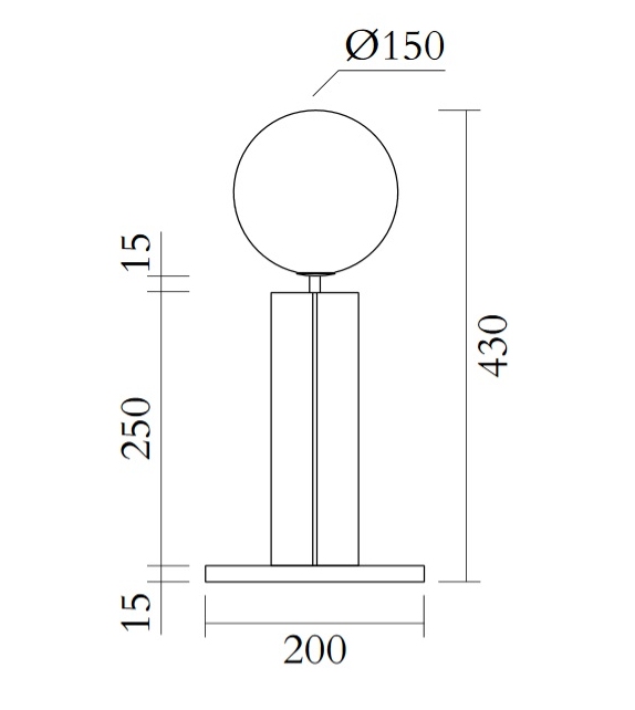Column Atelier Areti Làmpara De Mesa
