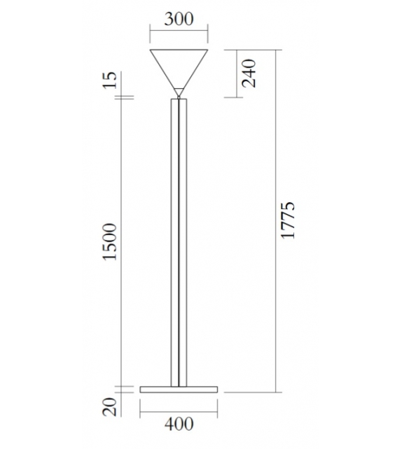 Column Cone Atelier Areti Làmpara De Pie