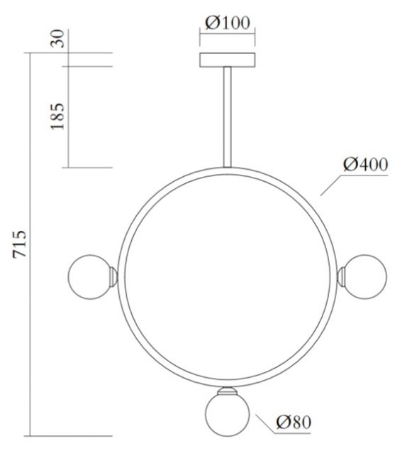 Circle Atelier Areti Lampada a Sospensione