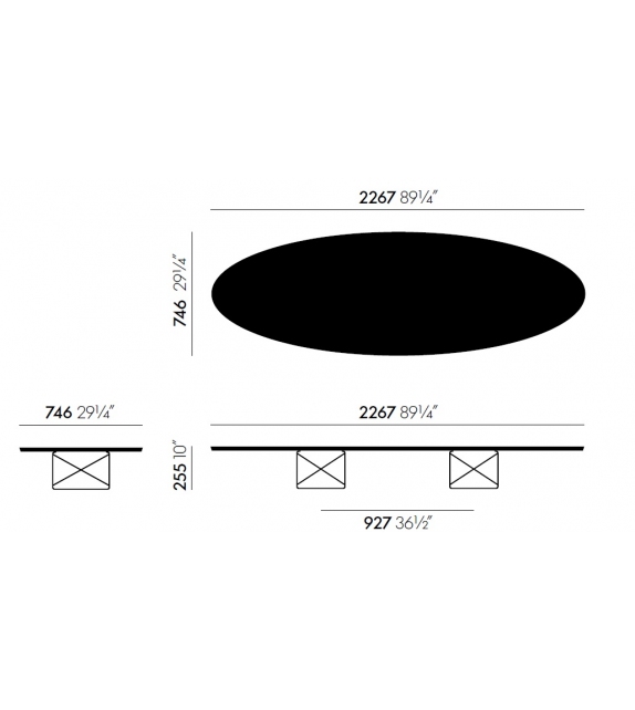 Elliptical Table ETR