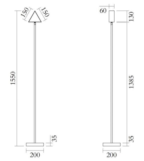 Triangle Box Atelier Areti Lampadaire