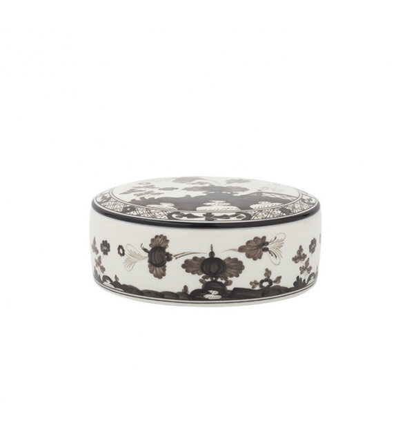 Scatola Talco Oriente Italiano Albus Ginori 1735 Round Box