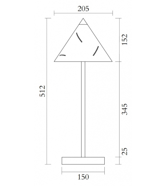Silver Cone Atelier Areti Table Lamp