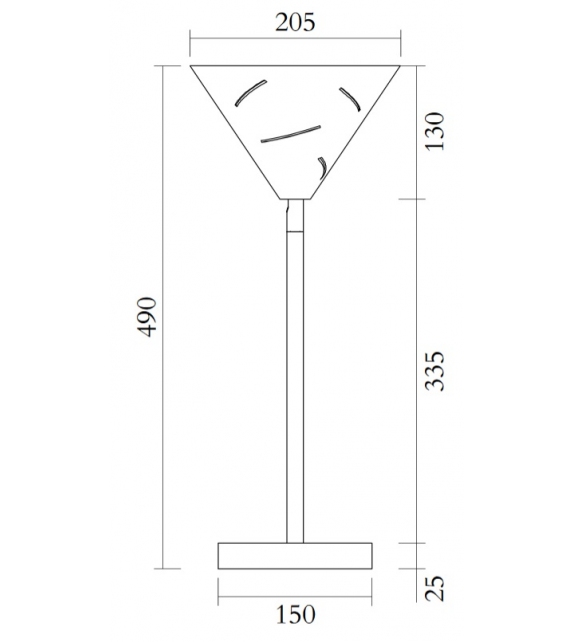 Silver Cone Atelier Areti Lampe de Table