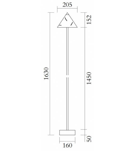 Silver Cone Atelier Areti Floor Lamp