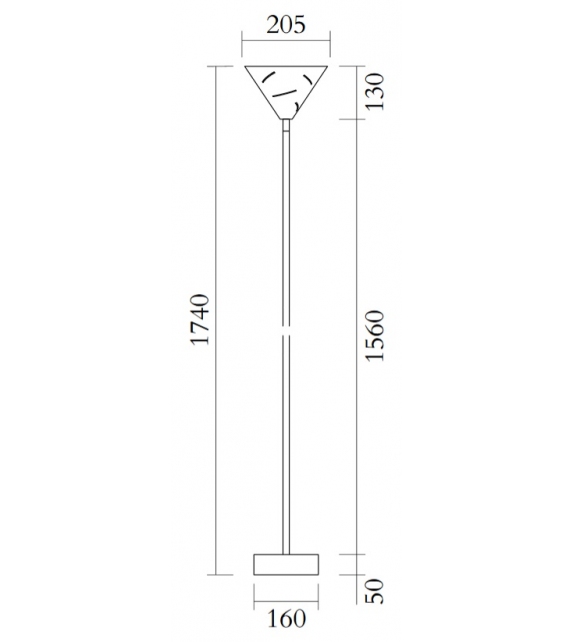 Silver Cone Atelier Areti Floor Lamp
