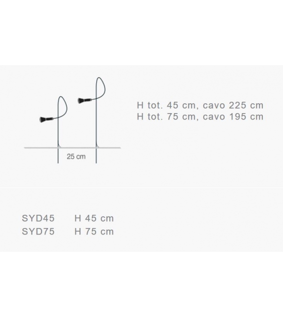 Syphaduepassi Outdoor Catellani&Smith Lampadaire
