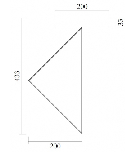 Flat Circle Triangle Atelier Areti Lámpara de Techo