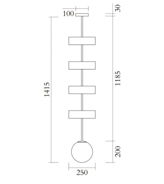 Flat Circle Triangle Atelier Areti Suspension